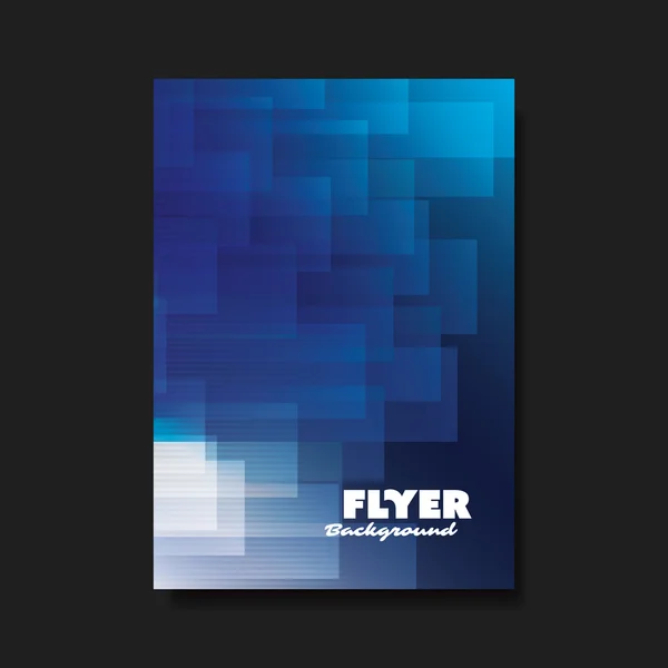 Folheto ou design de capa com fundo abstrato —  Vetores de Stock