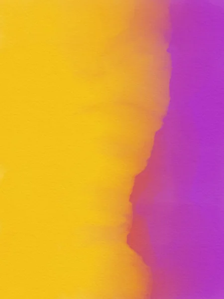 Fondo de acuarela abstracto - púrpura y amarillo —  Fotos de Stock