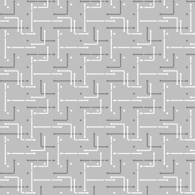 Ağlar, vektör arka plan bağlantıları - siyah ve beyaz örgü desen - soyut