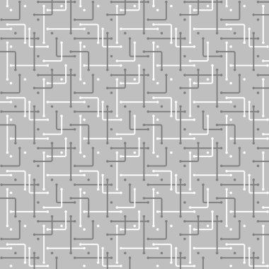 Ağlar, vektör arka plan bağlantıları - siyah ve beyaz örgü desen - soyut