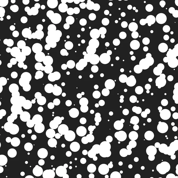 Чорно-білий плямистий абстрактний фон дизайн — стоковий вектор