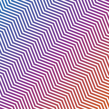 Renkli Zig Zag satırları desen - arka plan