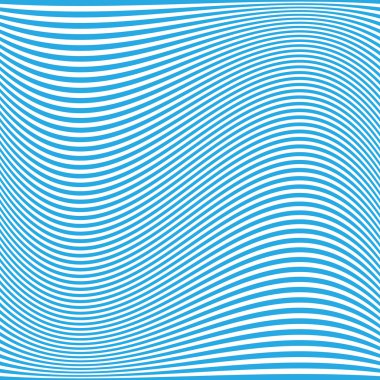 Mavi dalgalı çizgiler desen - arka plan