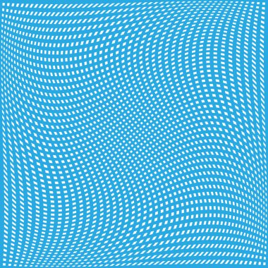 Mavi dalgalı çizgiler desen - arka plan