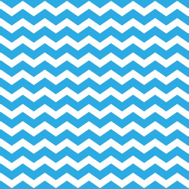 Mavi Zig Zag Çizgiler Desen - Chevron Arka Plan Tasarımı