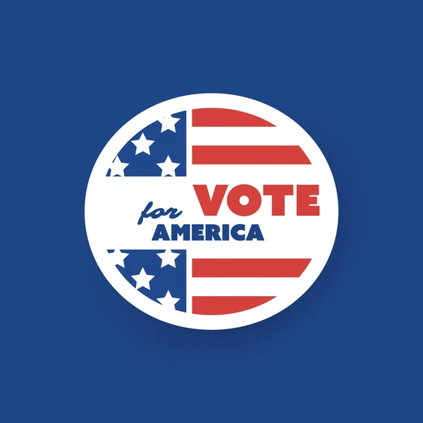 Estados Unidos Concepto de Diseño de Votación — Archivo Imágenes Vectoriales