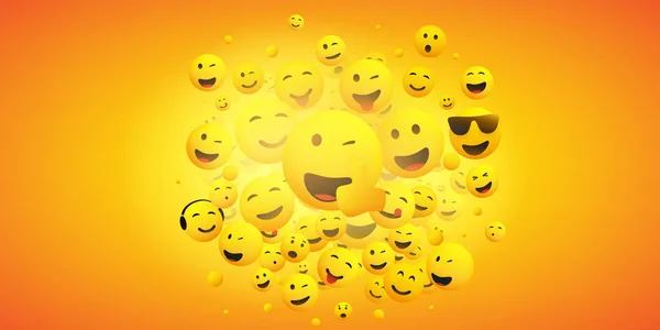 Emoticon symbol crowd Vector Art Stock Images | Depositphotos