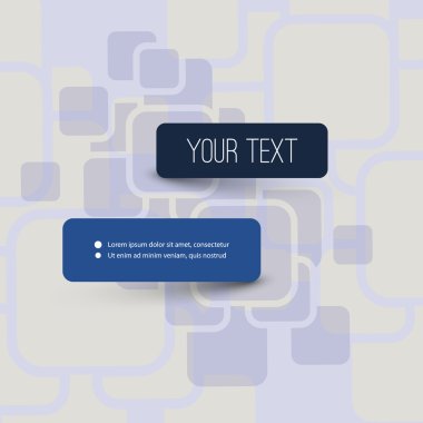 en az metin kutusunu tasarım ile kareler arka plan