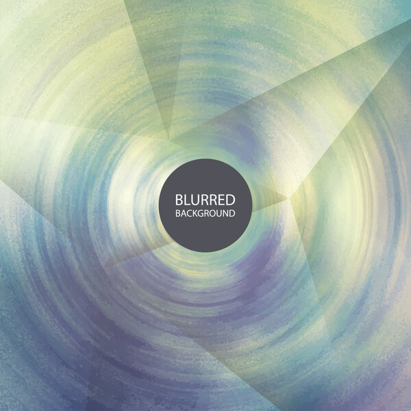 Abstract Background Vector - Blurred Background and Triangles