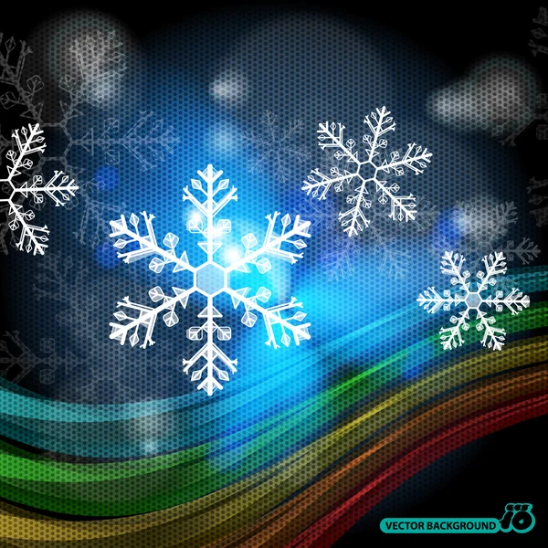 Fondo abstracto de Navidad — Vector de stock