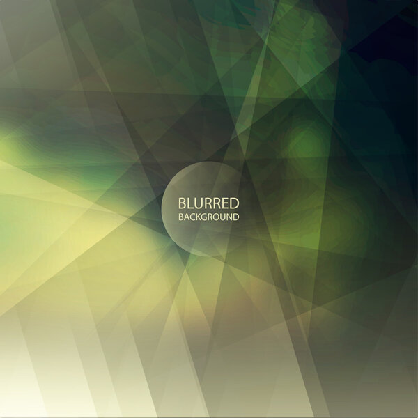 Abstract Striped Background with Colorful Blurred Image and Transparent Geometric Shapes