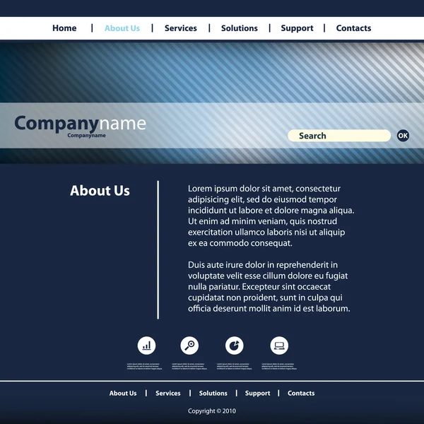 Web sitesi şablonu işletmeniz için