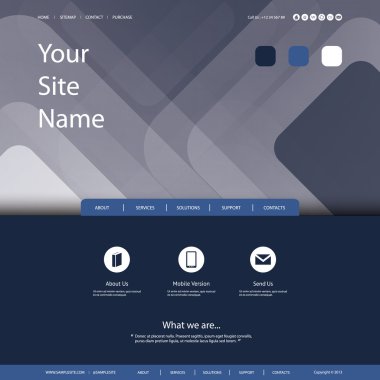 Web sitesi şablonu işletmeniz için