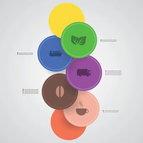 Design infografic — Vector de stoc