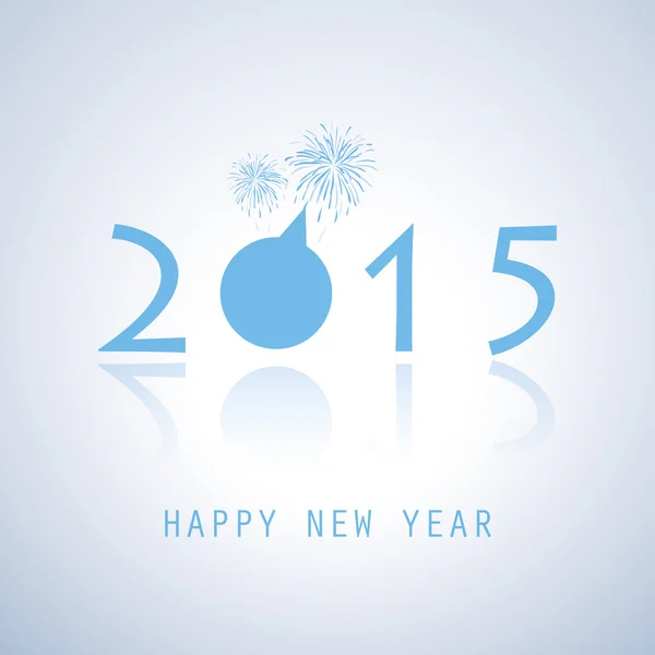 Nieuwjaarskaart - 2015 — Stockvector
