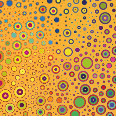 Renkli kabarcıklı arka plan