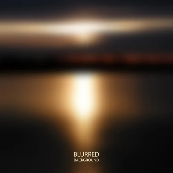 Latar Belakang abstrak - Citra Blurred - Sunset - Stok Vektor