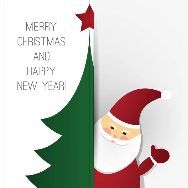 Christmas Greeting Card Design Template — Stock Vector