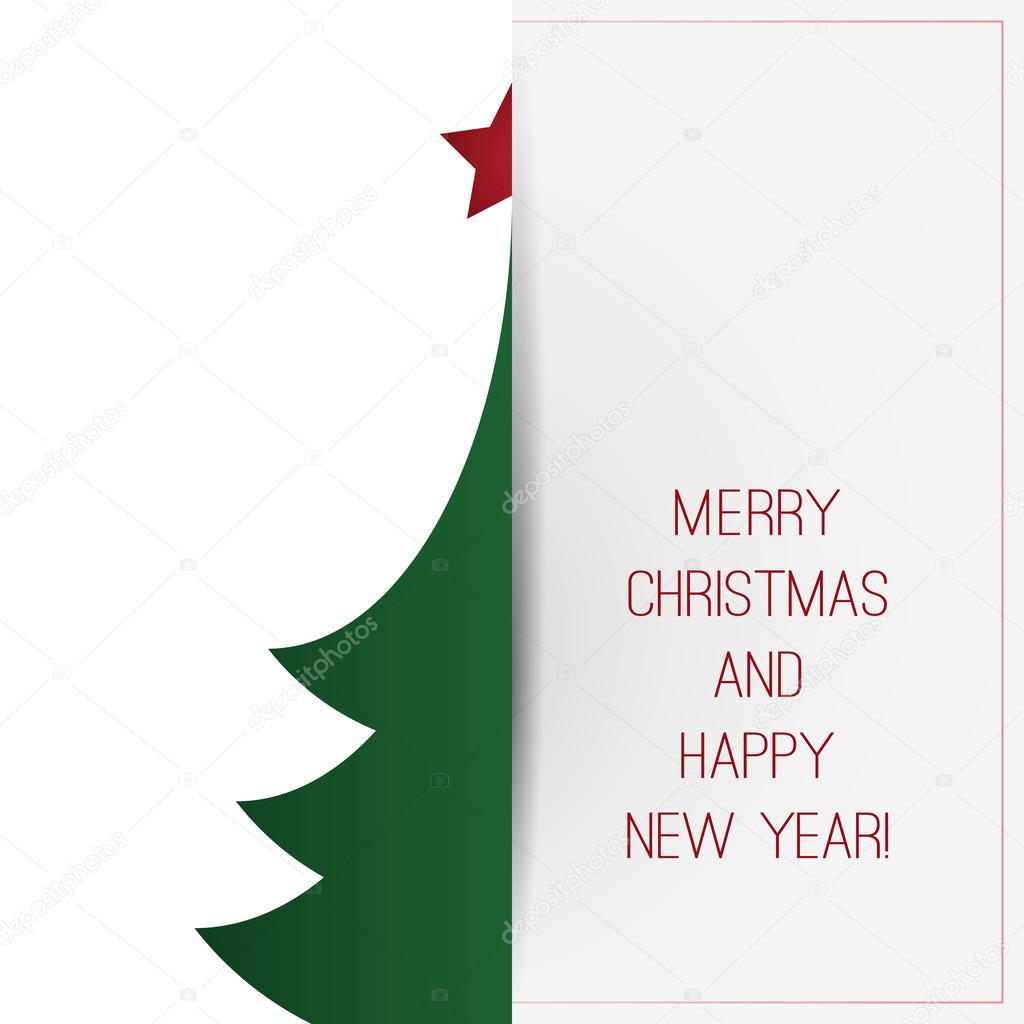 Christmas Greeting Card Design Template