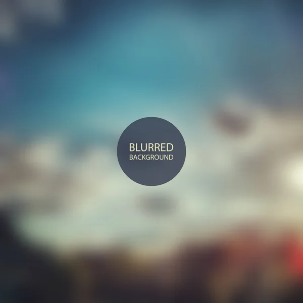 アブストラクト背景- Blurred Image - Sunset — ストックベクタ