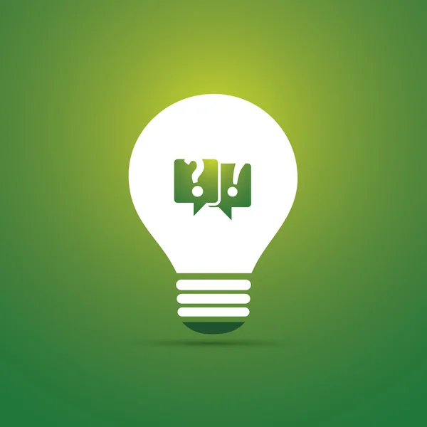 Green Eco Energy Concept Icon - Fale sobre Sustentabilidade —  Vetores de Stock