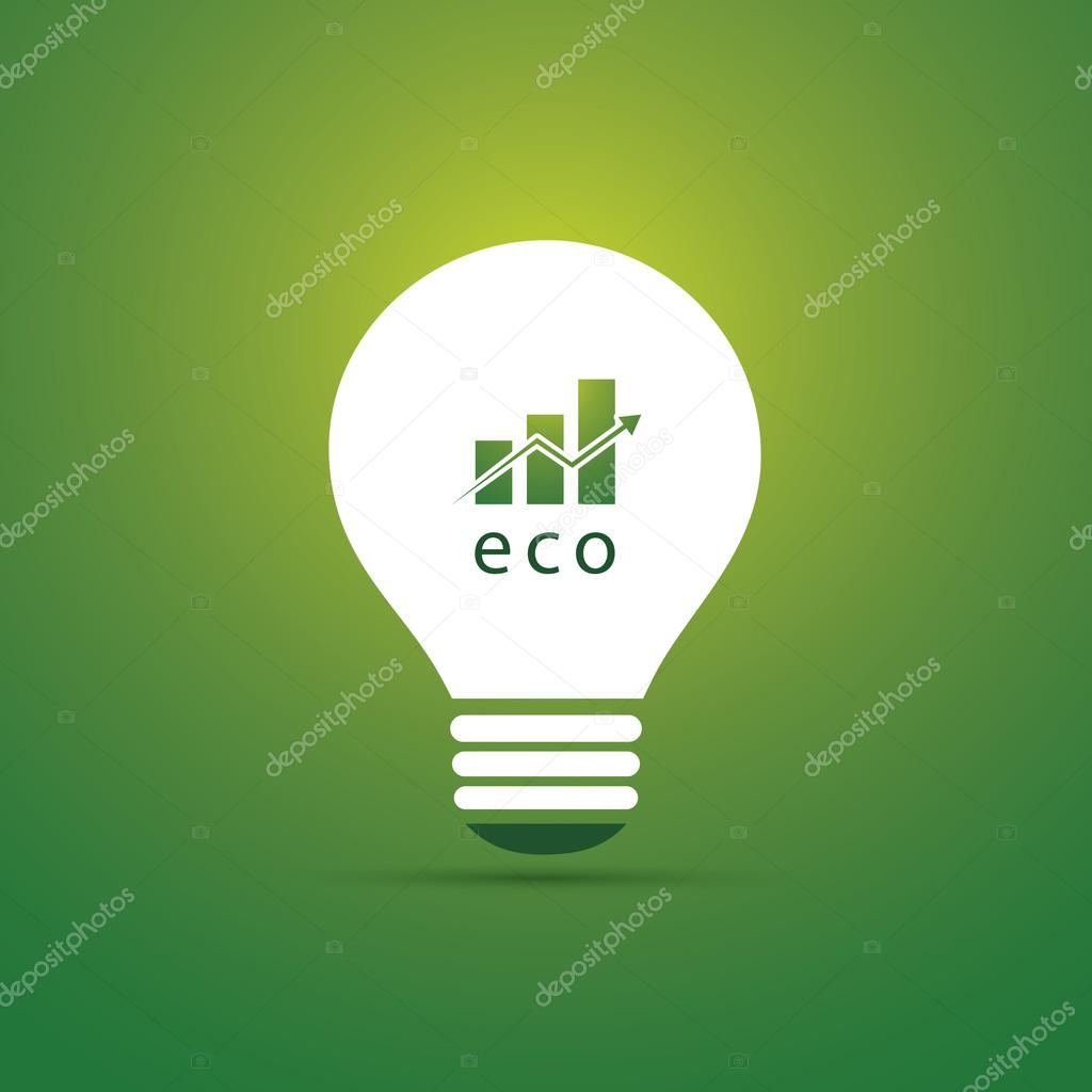 Икона \"Зеленая экологическая энергетическая концепция\" - экономический ...