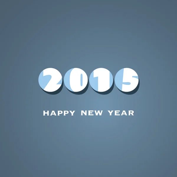 Año Nuevo Tarjeta 2015 Fondo — Vector de stock