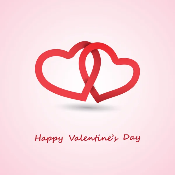 Valentines Day Card - ontwerp illustratie voor uw wenskaart — Stockvector