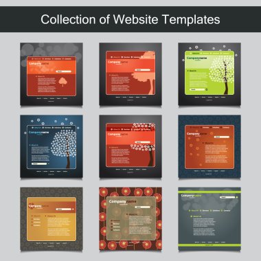 İş için Web sitesi şablonları koleksiyonu