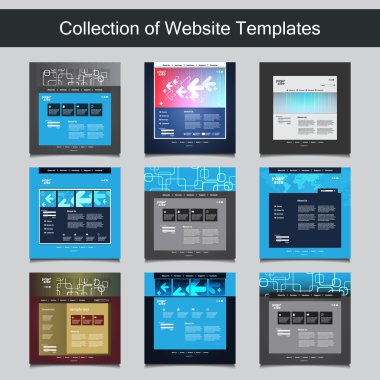 İş için Web sitesi şablonları koleksiyonu