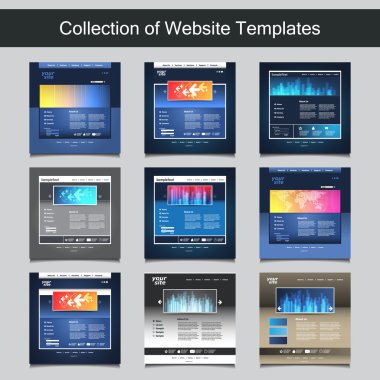 İş için Web sitesi şablonları koleksiyonu