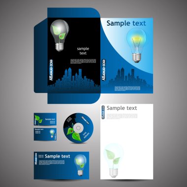 Renkli soyut ileti örneği şablonu ve iş ayarlamak için teknoloji yaratıcı tasarım: klasör, zarf, kartvizit, davetiye, Disk, Notepaper, Antetli Kağıdı