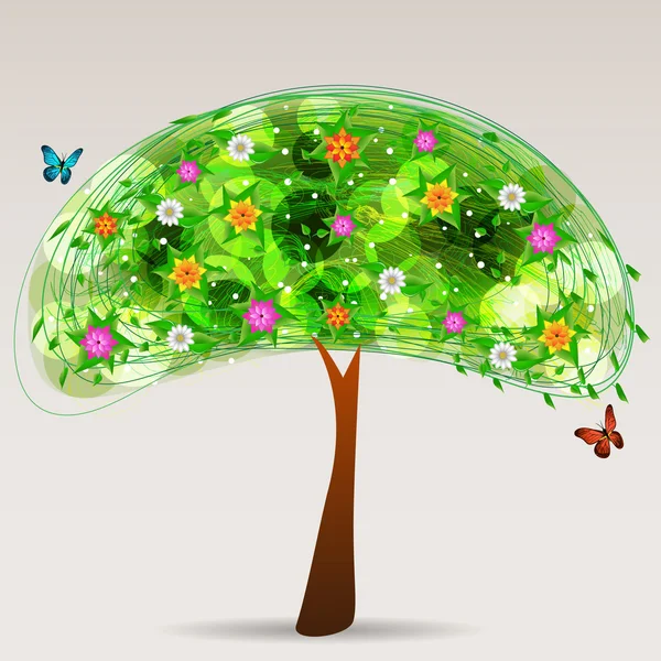 Design copac multicolor — Vector de stoc