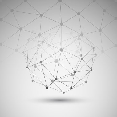 ağlar - dünya tasarım, bağlantılı çizgi altyapı, en az Internet, programlama, sosyal ağ, bilgi akışı, bilim veya iletişim kavramı, web şablonu