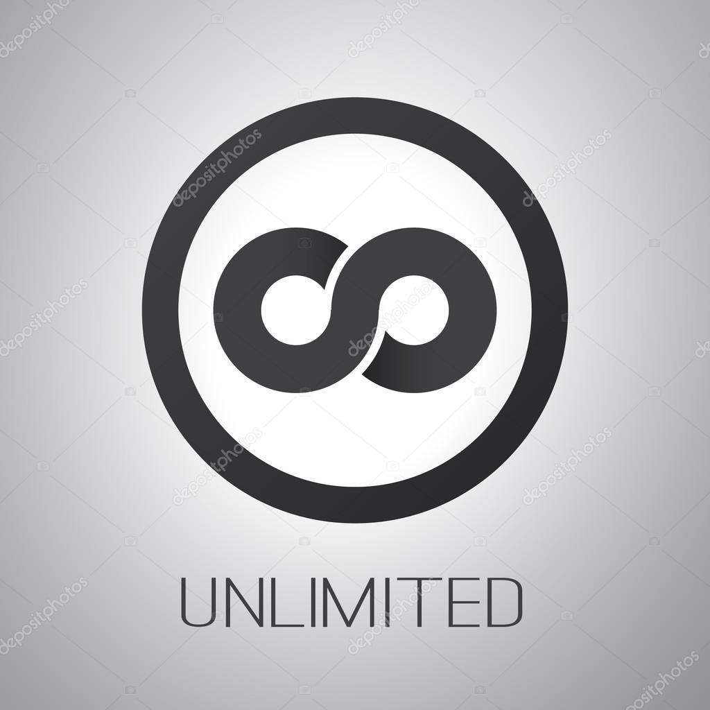 Unlimited Symbol Icon or icon Design