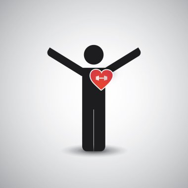 I Love Gym - Icon Design