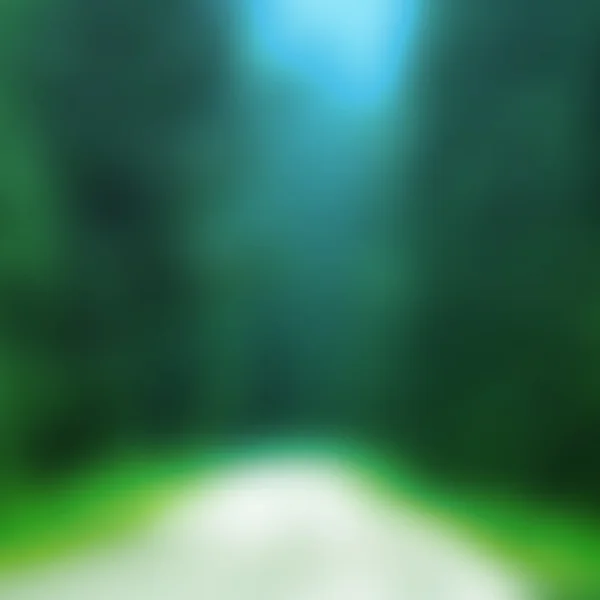 Fondo abstracto - Imagen borrosa - Bosque verde — Vector de stock