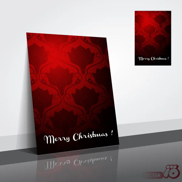 Kerstmis flyer of cover ontwerpen — Stockvector