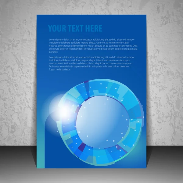 Business flyer of cover ontwerp — Stockvector