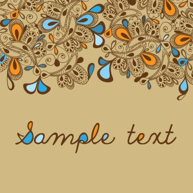 çiçek desenli arka plan