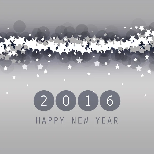 Cartão de Ano Novo, Capa ou Modelo de fundo - 2016 — Vetor de Stock