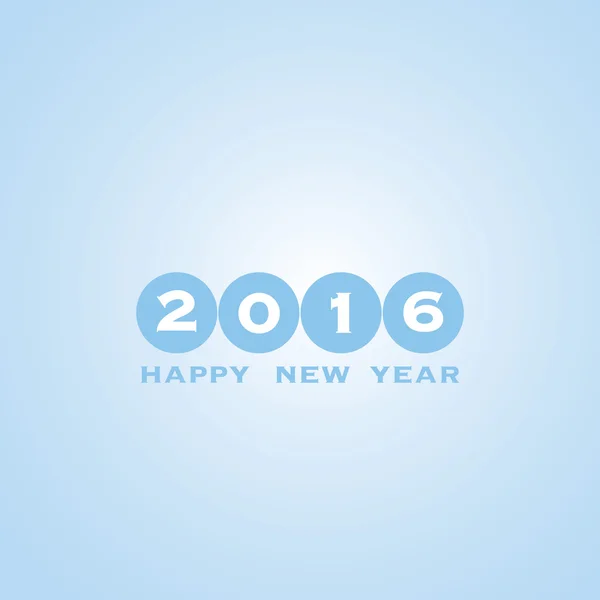 Yeni yıl kartı - 2016 — Stok Vektör