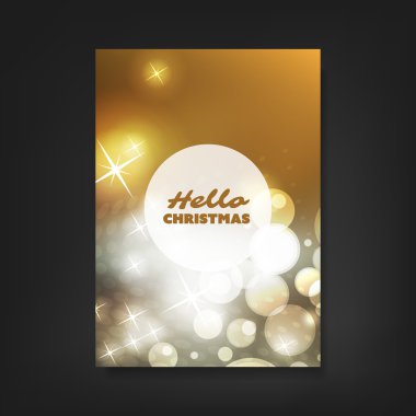 Merhaba Noel - el ilanı, kart veya kapak tasarımı ile köpüklü desen arka plan - kurumsal kimlik, Noel, yılbaşı ya da reklam tasarım şablonu