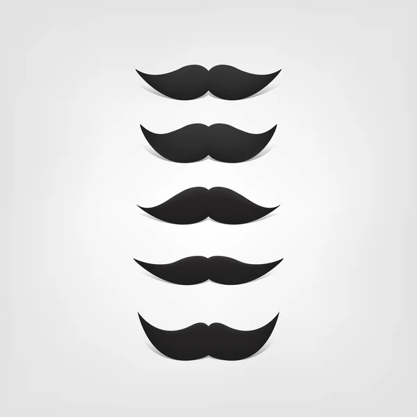 Hipster wąsy wektor wzór zbiory — Wektor stockowy