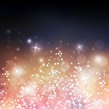 Parlak kapak tasarım şablonu soyut, bulanık arka plan - Renkler: mavi, altın, mor