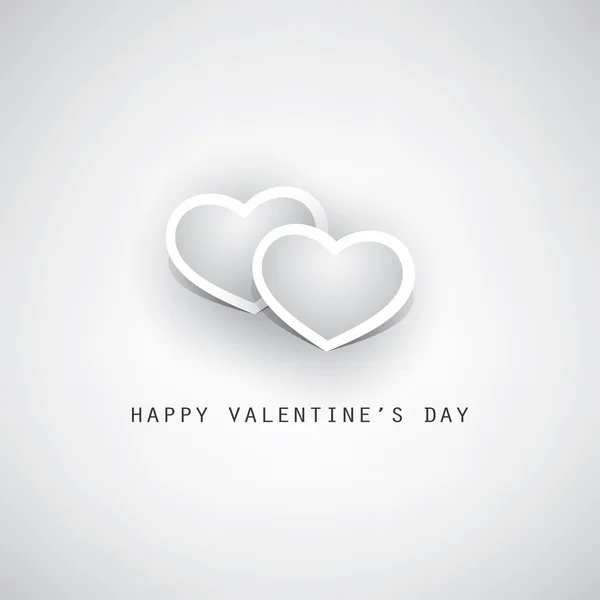 Открытка ко Дню Святого Валентина - Дизайн для Вашей поздравительной открытки — стоковый вектор
