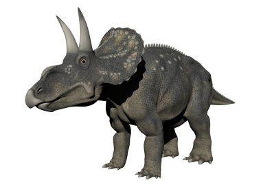 diceratops dinozor - 3d render