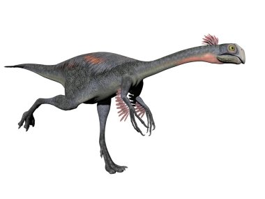 gigantoraptor dinozor - 3d render