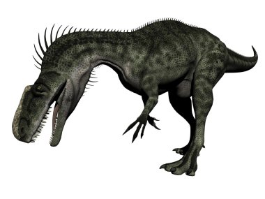 monolophosaurus dinozor - 3d render