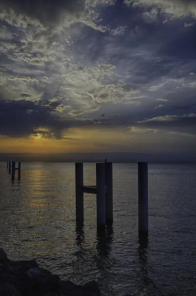 Coucher de soleil une soirée d'été — Photo